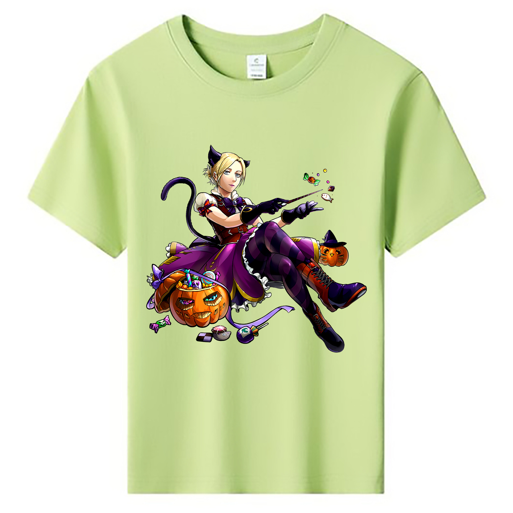 （画像用） 進撃の巨人 アニ・レオンハート Attack on Titan Annie Leonhart 綿100％キッズTシャツ（フロントプリント）
